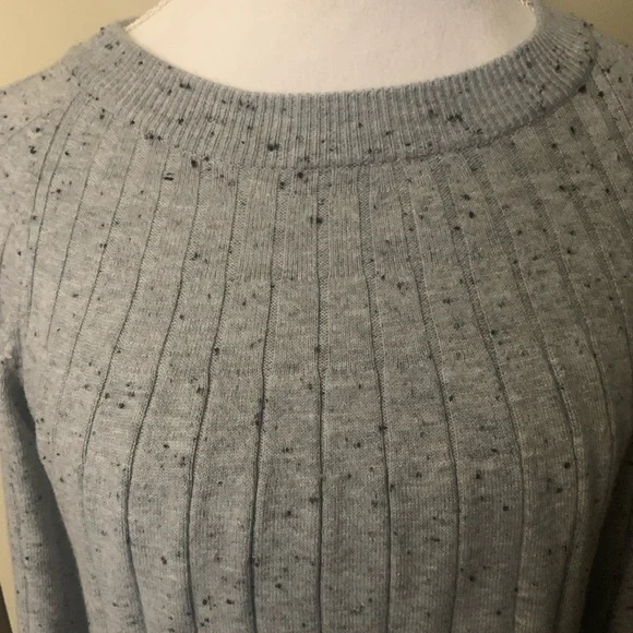 Loft Gray Speckled Sweater - Picture 4 of 7